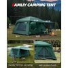 image:imageAbahub 10 Person Tent for Camping Family Cabin Tents with 2 Rooms and 2 Doors Large Tent with Rainfly Porch 4 Windows 14ft x 10ft x 81inGreen