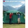 image:imageAbahub 10 Person Tent for Camping Family Cabin Tents with 2 Rooms and 2 Doors Large Tent with Rainfly Porch 4 Windows 14ft x 10ft x 81inGreen