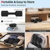 image:imageAbahub 2 in 1 Kettlebell amp Dumbbell Set Adjustable Dumbbell for Home GymBlack