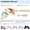 image:imageAbahub 2 in 1 Kettlebell amp Dumbbell Set Adjustable Dumbbell for Home GymGreen