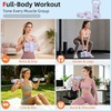 image:imageAbahub 2 in 1 Kettlebell amp Dumbbell Set Adjustable Dumbbell for Home GymPurple