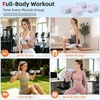 image:imageAbahub 2 in 1 Kettlebell amp Dumbbell Set Adjustable Dumbbell for Home GymPurple
