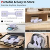 image:imageAbahub 2 in 1 Kettlebell amp Dumbbell Set Adjustable Dumbbell for Home GymPurple