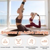 image:imageAbahub Adjustable Wrist amp Ankle Weights 2Pack Wearable Silicone Weighted Bracelet for Women Arm Leg Weights for Home Gym Workout Jogging Yoga amp PilatesMagnetic Black