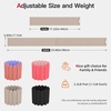 image:imageAbahub Adjustable Wrist amp Ankle Weights 2Pack Wearable Silicone Weighted Bracelet for Women Arm Leg Weights for Home Gym Workout Jogging Yoga amp PilatesMagnetic Beige