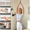 image:imageAbahub Adjustable Wrist amp Ankle Weights 2Pack Wearable Silicone Weighted Bracelet for Women Arm Leg Weights for Home Gym Workout Jogging Yoga amp PilatesMagnetic Beige