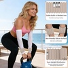 image:imageAbahub Adjustable Wrist amp Ankle Weights 2Pack Wearable Silicone Weighted Bracelet for Women Arm Leg Weights for Home Gym Workout Jogging Yoga amp PilatesMagnetic Beige