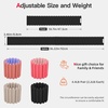 image:imageAbahub Adjustable Wrist amp Ankle Weights 2Pack Wearable Silicone Weighted Bracelet for Women Arm Leg Weights for Home Gym Workout Jogging Yoga amp PilatesMagnetic Black