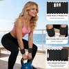 image:imageAbahub Adjustable Wrist amp Ankle Weights 2Pack Wearable Silicone Weighted Bracelet for Women Arm Leg Weights for Home Gym Workout Jogging Yoga amp PilatesMagnetic Black