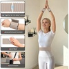 image:imageAbahub Adjustable Wrist amp Ankle Weights 2Pack Wearable Silicone Weighted Bracelet for Women Arm Leg Weights for Home Gym Workout Jogging Yoga amp PilatesMagnetic Beige