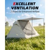 image:imageAbahub Inflatable Camping Tent with Hand Pump for 12348 Person4 Person12 x 77 x 48ft