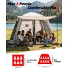 image:imageAbahub Inflatable Camping Tent with Hand Pump for 12348 Person68 Person112 x 112 x 71ft