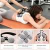 image:imageAbahub Manual Massage Roller Cellulite Massage Roller for Men Women Home Gym Deep Fascia Massager 2in1 Relieve Muscle Soreness Massager for Arm Thigh Back amp Shoulder Grey