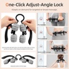 image:imageAbahub Manual Massage Roller Cellulite Massage Roller for Men Women Home Gym Deep Fascia Massager 2in1 Relieve Muscle Soreness Massager for Arm Thigh Back amp Shoulder Grey