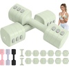 image:imageAbahub 2 in 1 Kettlebell amp Dumbbell Set Adjustable Dumbbell for Home GymGreen