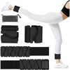 image:imageAbahub Adjustable Wrist amp Ankle Weights 2Pack Wearable Silicone Weighted Bracelet for Women Arm Leg Weights for Home Gym Workout Jogging Yoga amp PilatesBlack
