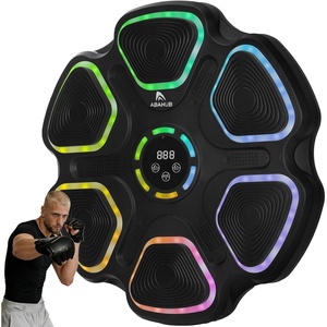 image:imageAbahub Music Boxing Machine Bluetooth Punch Machine for Men amp KidsColorful Light