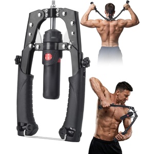 image:imageAbahub Twister Arm Exerciser Hydraulic Power Chest Expander Max 440 LBSBlack