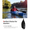 image:imageAbahub 210230cm230250cm Adjustable Kayak Paddle for KayakBoatingBlack