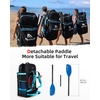 image:imageAbahub 210230cm230250cm Adjustable Kayak Paddle for KayakBoatingBlue