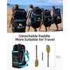 image:imageAbahub 210230cm230250cm Adjustable Kayak Paddle for KayakBoatingCamouflage