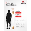 image:imageAbahub 34Piece Adjustable SUP Paddle Lightweight Aluminum Alloy Shaft4 pcsBamboo Print