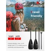 image:imageAbahub 34Piece Adjustable SUP Paddle Lightweight Aluminum Alloy Shaft4 pcsblack