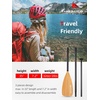 image:imageAbahub 34Piece Adjustable SUP Paddle Lightweight Aluminum Alloy ShaftClear Wood Print