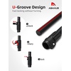 image:imageAbahub 34Piece Adjustable SUP Paddle Lightweight Aluminum Alloy ShaftClear Wood Print
