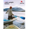 image:imageAbahub 34Piece Adjustable SUP Paddle Lightweight Aluminum Alloy ShaftGradient Blue Print
