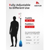 image:imageAbahub 34Piece Adjustable SUP Paddle Lightweight Aluminum Alloy ShaftGradient Blue Print