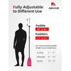 image:imageAbahub 34Piece Adjustable SUP Paddle Lightweight Aluminum Alloy ShaftGradient Pink Print