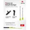image:imageAbahub 34Piece Adjustable SUP Paddle Lightweight Aluminum Alloy Shaftgreen