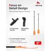 image:imageAbahub 34Piece Adjustable SUP Paddle Lightweight Aluminum Alloy Shaftorange