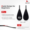 image:imageAbahub 3Piece Carbon Fiber SUP PaddleAdjustable 6786 Lightweight with BagBlack