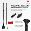 image:imageAbahub 3Piece Carbon Fiber SUP PaddleAdjustable 6786 Lightweight with BagBlack