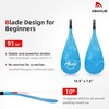 image:imageAbahub 3Piece Carbon Fiber SUP PaddleAdjustable 6786 Lightweight with BagBlue