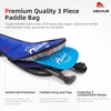 image:imageAbahub 3Piece Carbon Fiber SUP PaddleAdjustable 6786 Lightweight with BagBlue