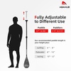 image:imageAbahub 3Piece Carbon Fiber SUP PaddleAdjustable 6786 Lightweight with BagCarbon Gray