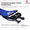 image:imageAbahub 3Piece Carbon Fiber SUP PaddleAdjustable 6786 Lightweight with BagSquare Black