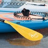 image:imageAbahub 3Piece Carbon Fiber SUP PaddleAdjustable 6786 Lightweight with BagYellow