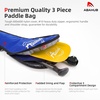 image:imageAbahub 3Piece Carbon Fiber SUP PaddleAdjustable 6786 Lightweight with BagYellow