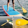 image:imageAbahub 3Piece Carbon Fiber SUP PaddleAdjustable 6786 Lightweight with BagYellow