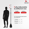 image:imageAbahub 3Piece Stand Up PaddleAdjustable 6884 Lightweight Aluminum PU CoatedBlack