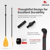 image:imageAbahub 3Piece Stand Up PaddleAdjustable 6884 Lightweight Aluminum PU CoatedYellow