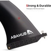 image:imageAbahub 910 Paddleboard Fin with 1 Screw Replacement Single Center Fins10 Black Standard Fin Fiberglass NoTool