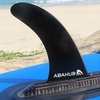 image:imageAbahub 910 Paddleboard Fin with 1 Screw Replacement Single Center Fins10 Black Standard Fin Fiberglass NoTool