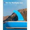 image:imageAbahub 910 Paddleboard Fin with 1 Screw Replacement Single Center Fins10 Blue Standard Fin Fiberglass NoTool