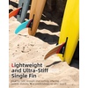 image:imageAbahub 910 Paddleboard Fin with 1 Screw Replacement Single Center Fins10 Teak Standard Fin Fiberglass