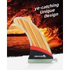 image:imageAbahub 910 Paddleboard Fin with 1 Screw Replacement Single Center Fins10 Teak Standard Fin Fiberglass